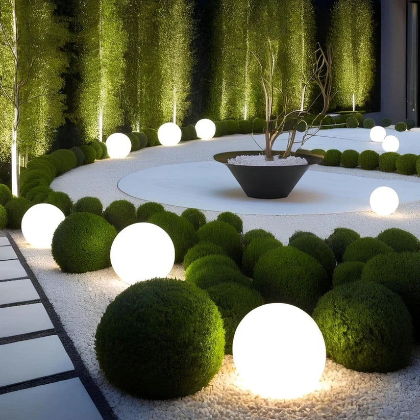 LED Spherical Garden Light