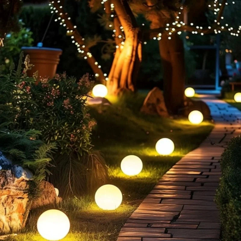 LED Spherical Garden Light