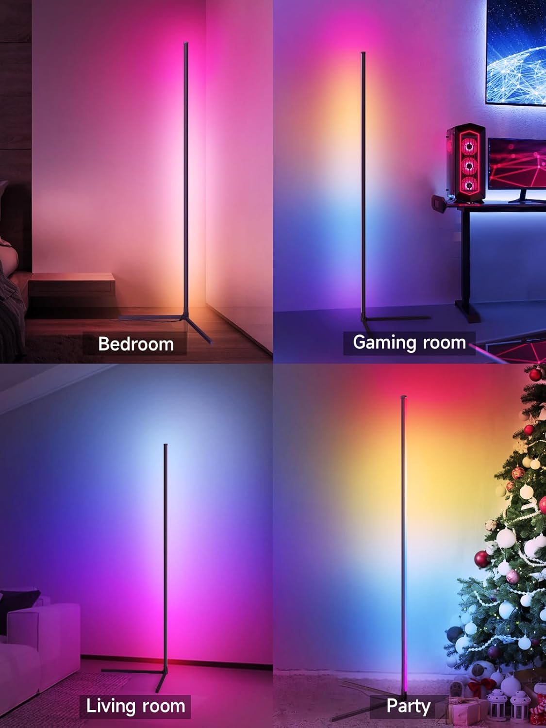 RGB Corner Floor Lamp
