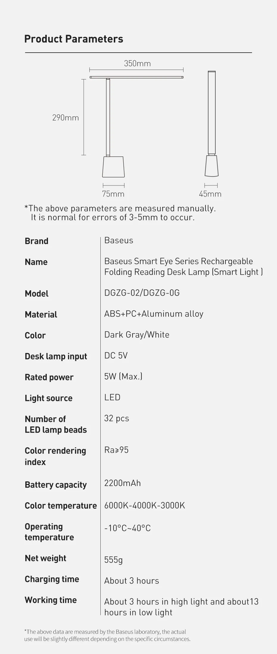 Baseus™ LED Desk Lamp