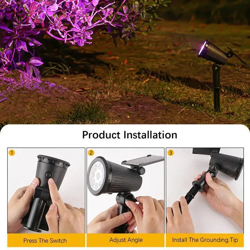 Solar Powered Garden Spotlight