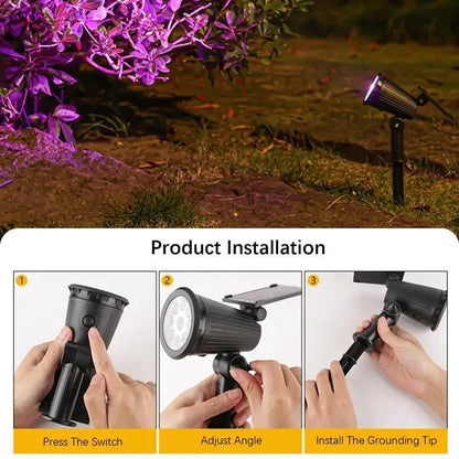 Solar Powered Garden Spotlight