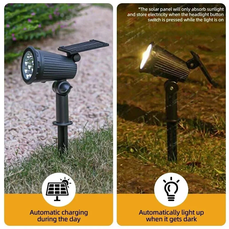 Solar Powered Garden Spotlight