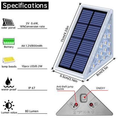 AMARYLLIS™ Solar Powered Stair Lights