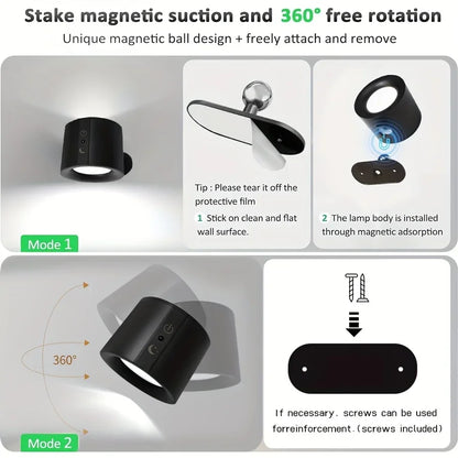 Magnetic LED Wall Lamp